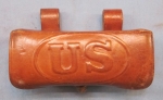 Photo: US Pre WWI, 38 Caliber Pistol Ammunition Pouch, RIA 1903