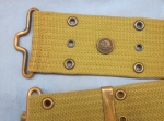 Photo: US Pre WWI Eagle Snap, 1912 Pattern Pistol Belt, MILLS 1916
