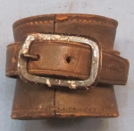 Photo: US Civil War Leather Carbine Thimble, Metzger Philadelphia Maker