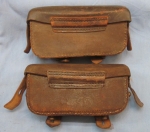 Photo: German Imperial Era 1887 Pattern Ammunition Pouches, Pair, IR 120, 1876