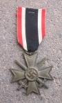 Photo: German WWII War Service Cross 2nd Class, Original Ribbon