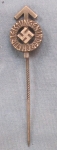 Photo: German WWII Hitler Youth Proficiency Badge Stickpin, RZM 1/72