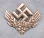 Photo: German WWII Female RAD Brooch, RADwJ