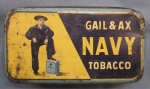 Photo: US WWI Era Gail & Ax Navy Tobacco Tin