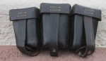 Photo: German WWII 3 Pocket Rifle Ammunition Pouch, Maker Marked